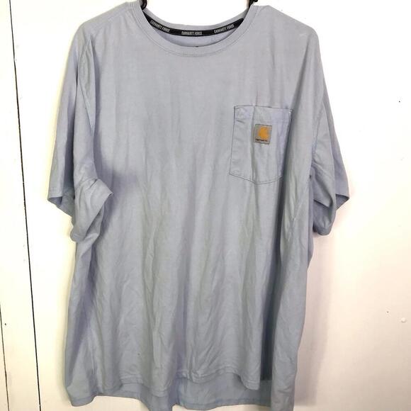 Carhartt Shirt Mens 2XL Short Sleeve Force Basic Crewneck Basic Work Farm - Picture 1 of 9